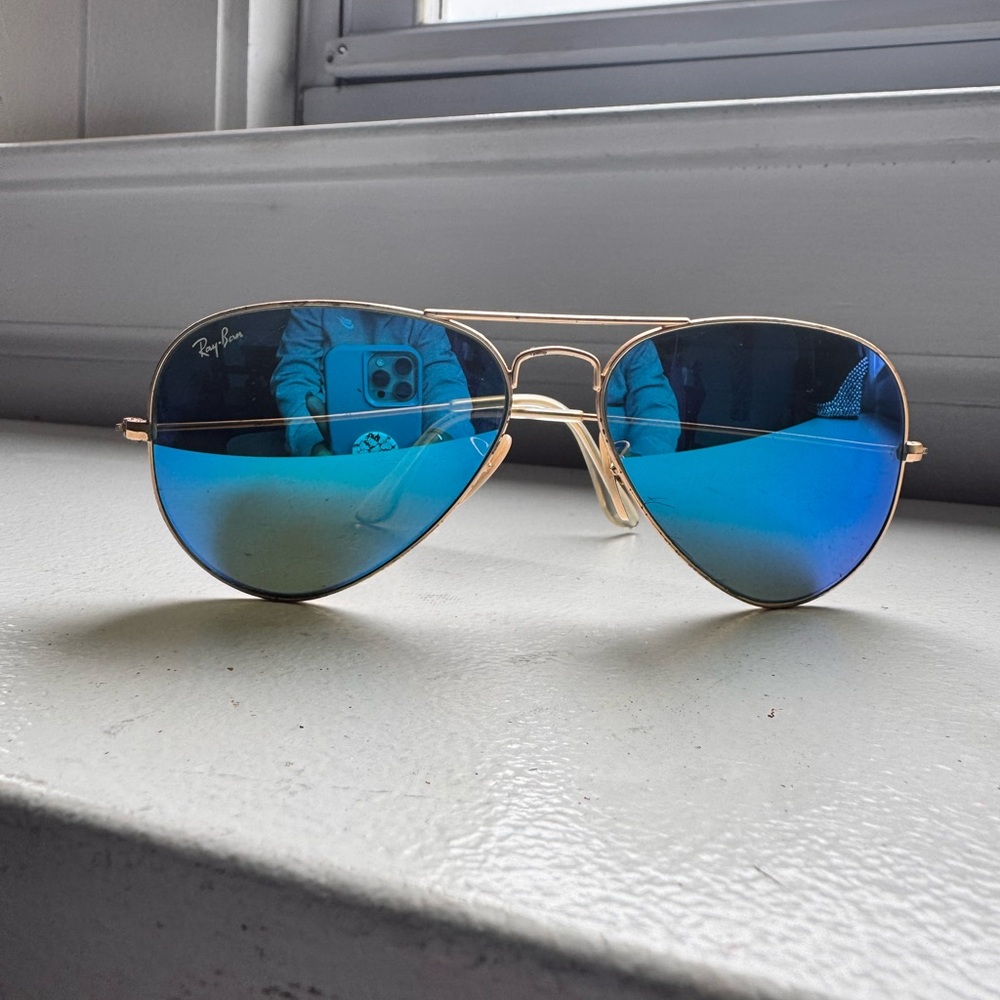 Ray-Ban Blue Aviator Sunglasses